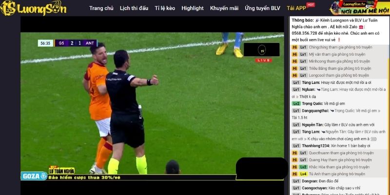LuongSonTV - Lương Sơn TV : Xem Bóng Đá Trực Tuyến 4K, Miễn Phí, 0 Quảng Cáo Quá Dễ 19 Không gian giao lưu tại LuongSon TV - trực tiếp bóng đá miễn phí cực sôi nổi và thú vị